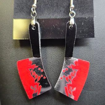 Spooky Acrylic Halloween Earrings