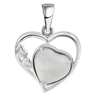 Double heart pendant