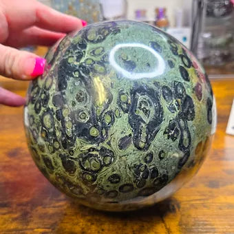 Huge Natural Kambaba Jasper Egg