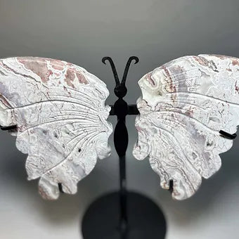 Crystal Butterflies- Hand Carved