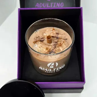 Latte & Pink Drink Candle