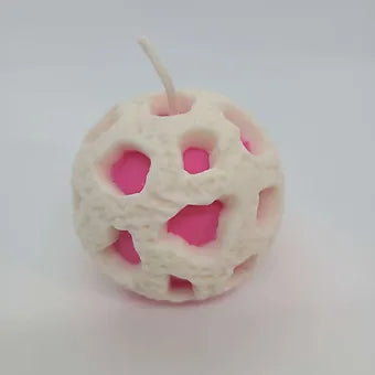 Crater Moon Pillar Candle