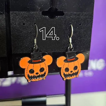 Halloween Charm Earrings- Sterling Silver