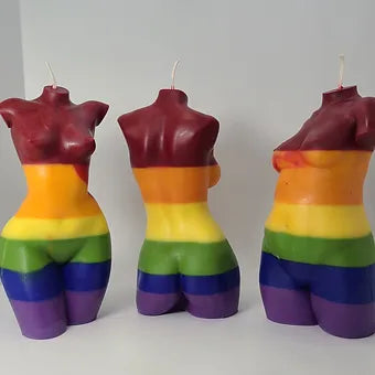 Rainbow Pride | Goddess Body Candle