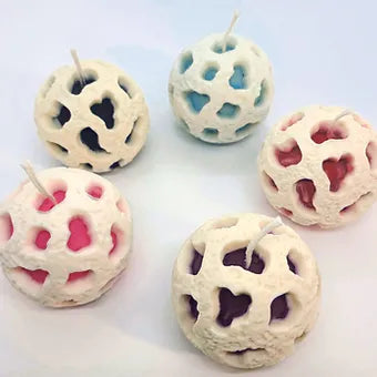 Crater Moon Pillar Candle
