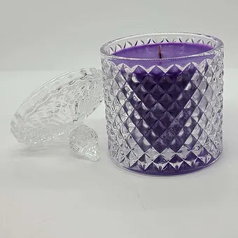 Geo Cut Luxury Glass Candles