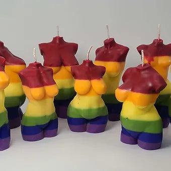 Rainbow Pride | Goddess Body Candle