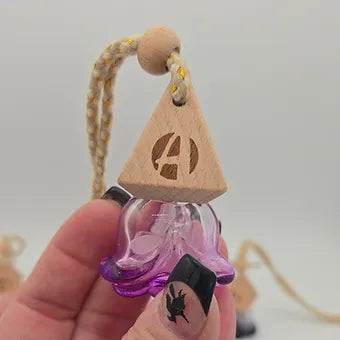 ACC Glass Rose Hanging Diffuser W/Rose Quartz