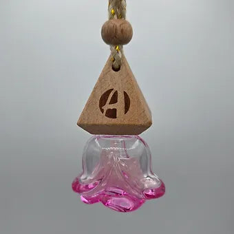 ACC Glass Rose Hanging Diffuser W/Rose Quartz
