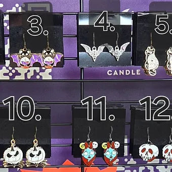 Halloween Charm Earrings- Sterling Silver