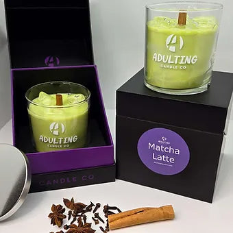 Latte & Pink Drink Candle