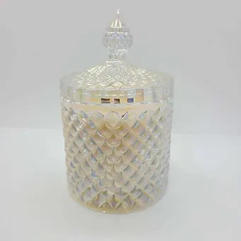 Geo Cut Luxury Glass Candles