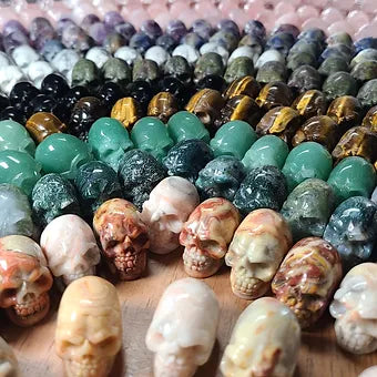 Bleeding Mystery Crystal Skull Pillar Candle