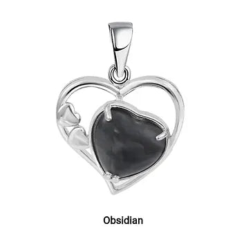 Double heart pendant