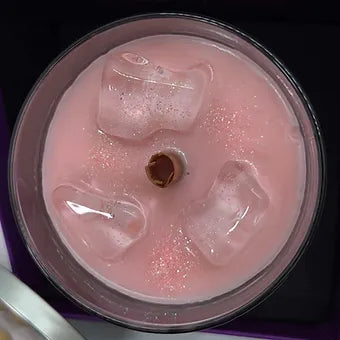 Latte & Pink Drink Candle
