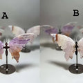 Crystal Butterflies- Hand Carved