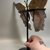 Crystal Butterflies- Hand Carved