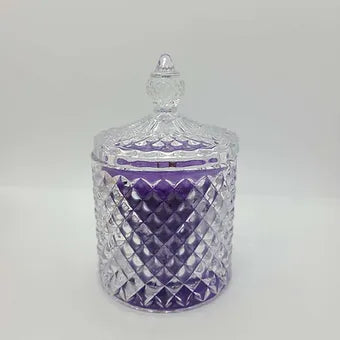 Geo Cut Luxury Glass Candles