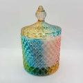 Geo Cut Luxury Glass Candles