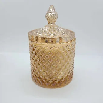 Geo Cut Luxury Glass Candles