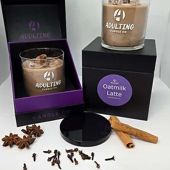 Latte & Pink Drink Candle