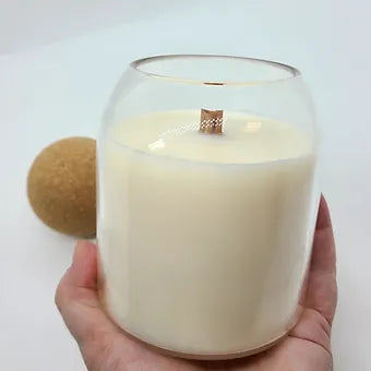 Cork Ball Glass Luxury Candles