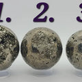 High Quality Pyrite Crystal Sphere-Crystal Ball