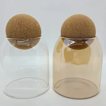 Cork Ball Glass Luxury Candles