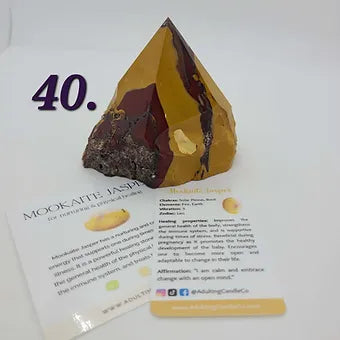 Mookaite Jasper Sharp Raw Semi Polished Tower Points