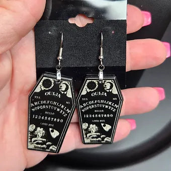 Spooky Acrylic Halloween Earrings