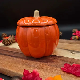 Ceramic Pumpkin Soy Coconut Wax Candle