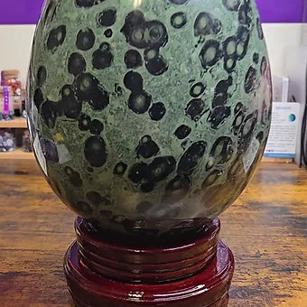 Huge Natural Kambaba Jasper Egg