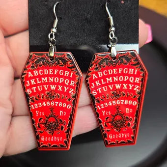 Spooky Acrylic Halloween Earrings