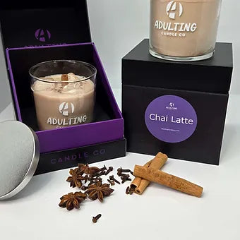 Latte & Pink Drink Candle