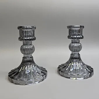Glass Taper Candle holders