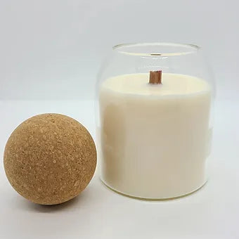 Cork Ball Glass Luxury Candles