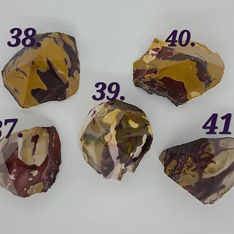 Mookaite Jasper Sharp Raw Semi Polished Tower Points