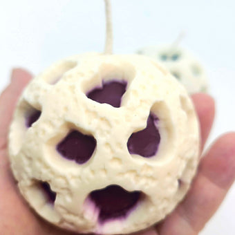 Crater Moon Pillar Candle