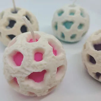 Crater Moon Pillar Candle