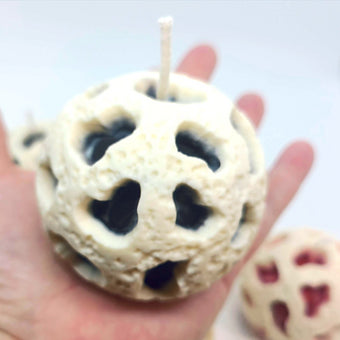 Crater Moon Pillar Candle
