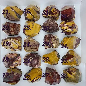 Mookaite Jasper Sharp Raw Semi Polished Tower Points