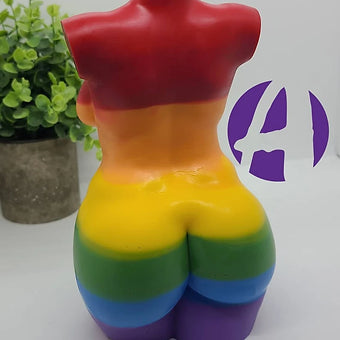 Rainbow Pride | Goddess Body Candle