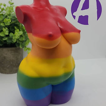 Rainbow Pride | Goddess Body Candle