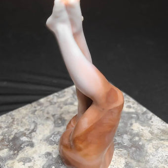 Female Legs (Crura) Sculptural Pillar Candle
