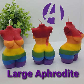 Rainbow Pride | Goddess Body Candle