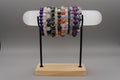 Large Natural Selenite Crystal Bracelet Charging Stand