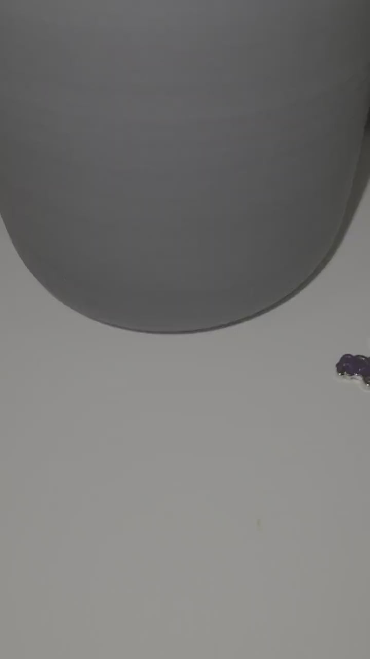 Charcoal Grey Ceramic Candle