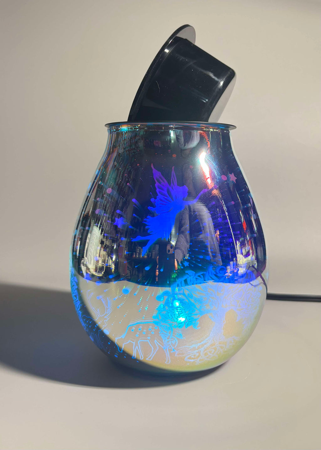 Fairyland Glass Mirrored Electric Wax Warmer