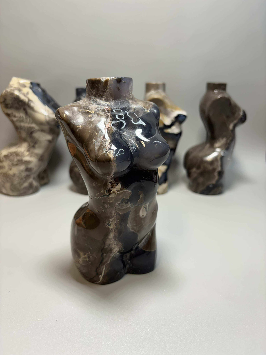 Volcanic Agate Body Carving | UV Reactive | Hand Carved
