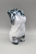 Moss Agate Goddess Body Carving | Druzy Quartz | Hand-Carved